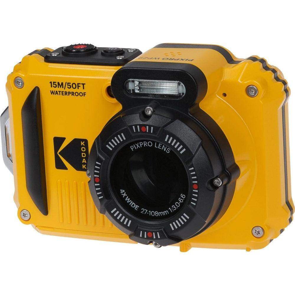 Kodak PIXPRO WPZ2 16MP 4x Zoom Tough Compact Camera - Yellow - Camera Only - Hipeon