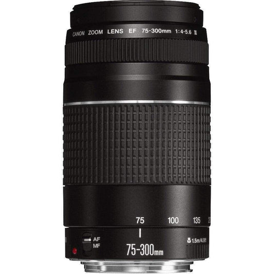 Canon EF 75-300mm f/4.0-5.6 III Filter Size 58mm Zoom Lens (Not USM) - Hipeon