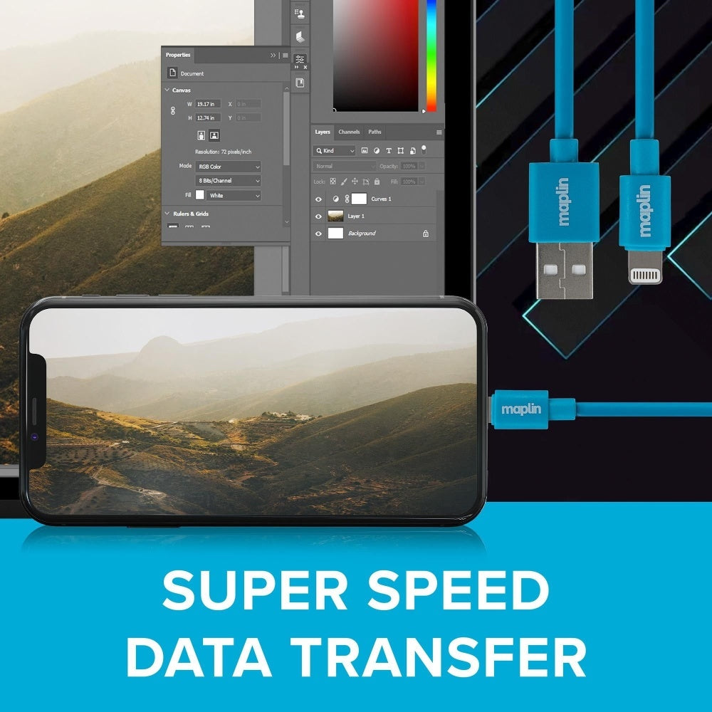 Maplin MAPCLT01-BU Phone Cables