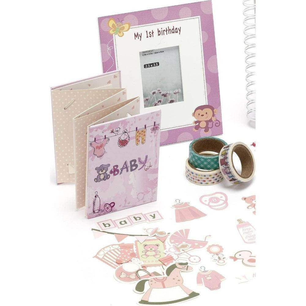 Fujifilm Instax Baby 1st Year Bundle Accessory Pack for Mini Prints - Pink - Hipeon