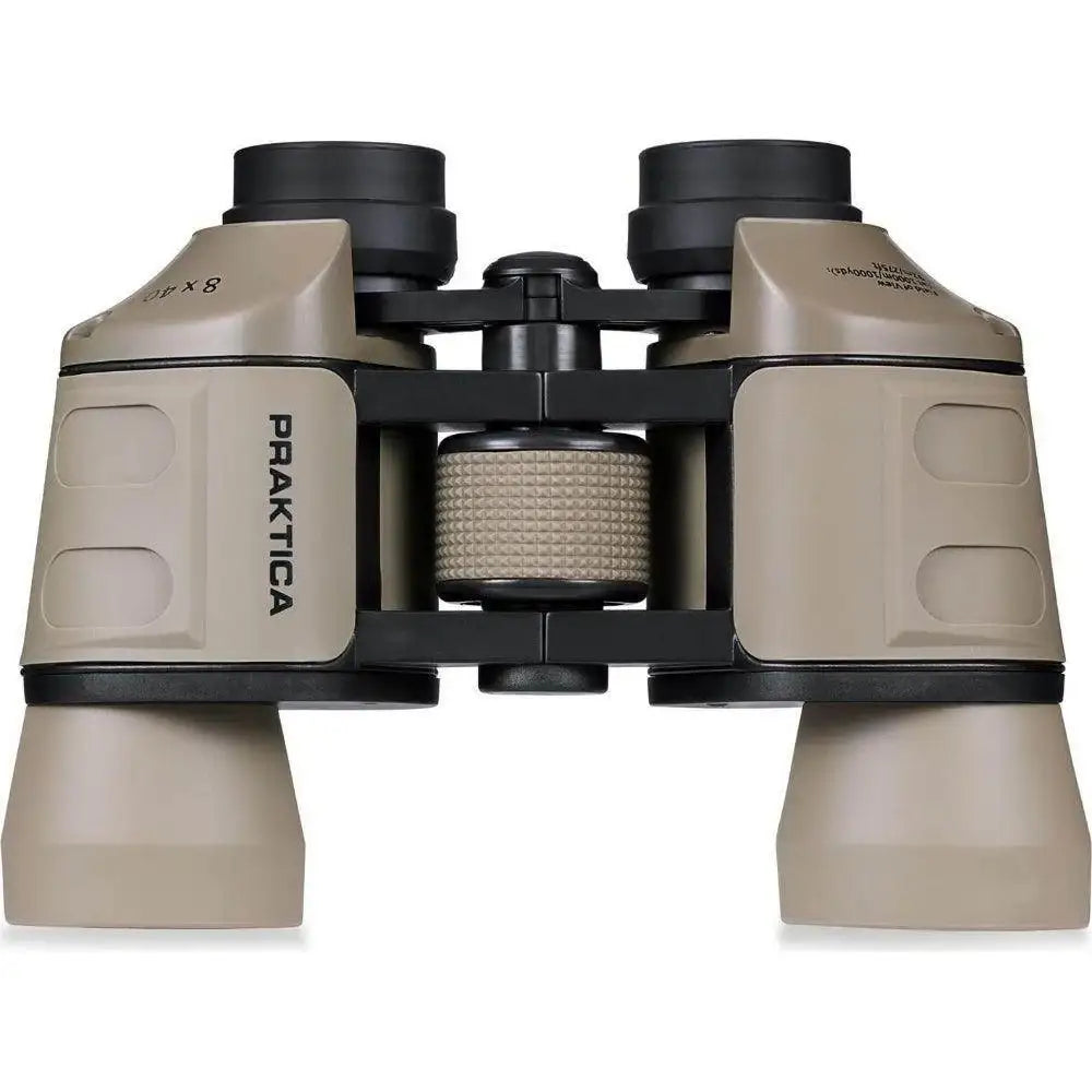 PRAKTICA Falcon 8x40mm Wide Angle Porro Prism Field Binoculars - Sand - Binoculars Only - Hipeon