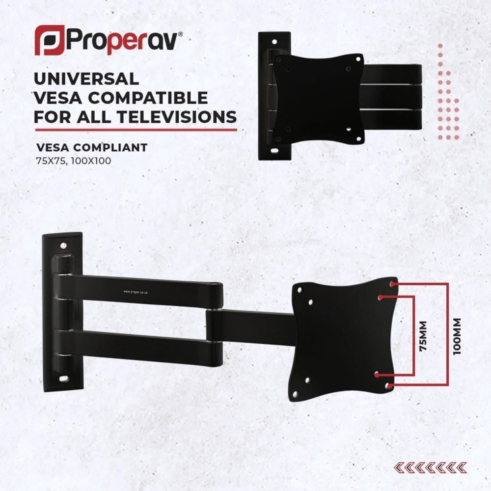 Properav P-SWBLCDBLK-1 Televison Accessories