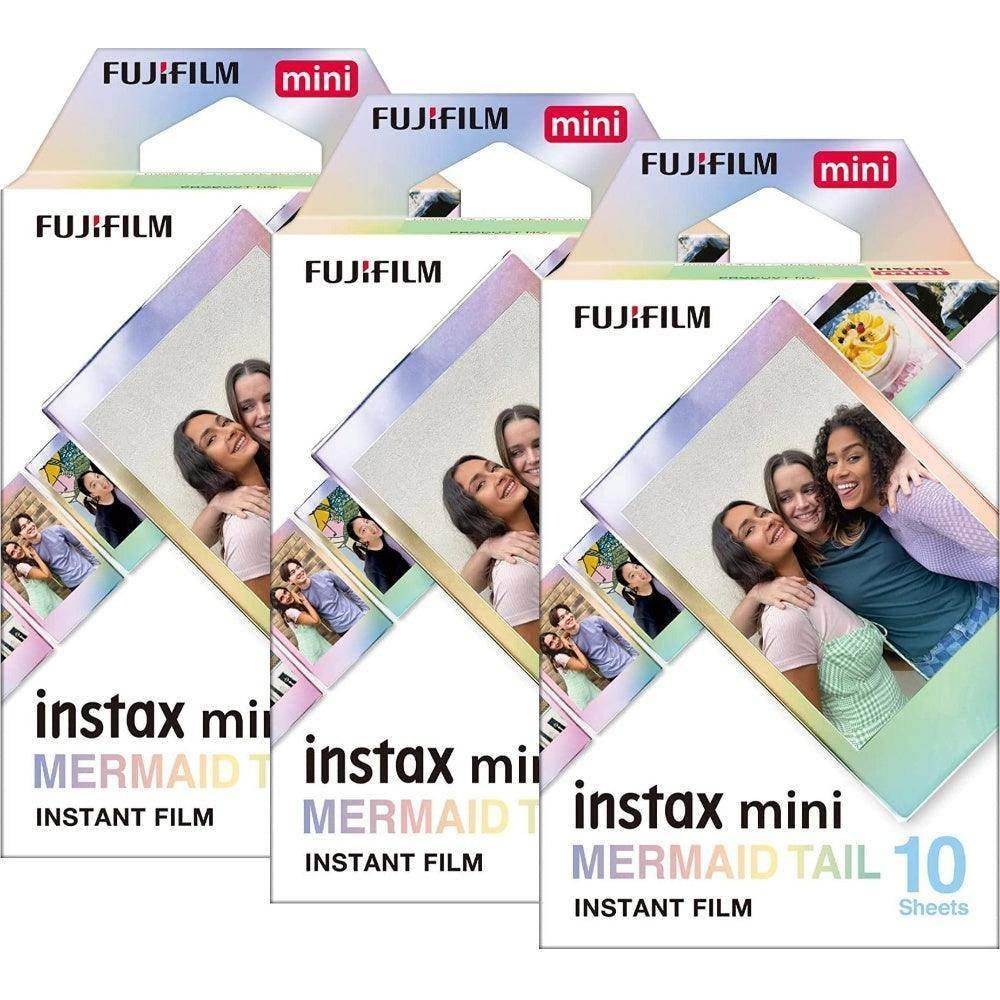 Fujifilm Instax Mini Instant Photo Film - Mermaid Tail - Pack of 30 - Hipeon