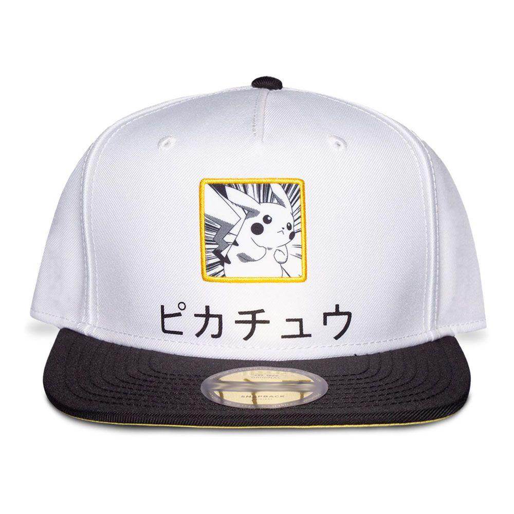 POKEMON Pikachu Japanese Patch Snapback Baseball Cap - Hipeon
