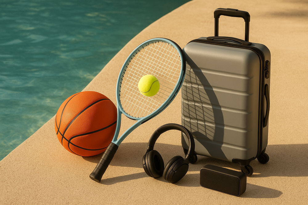 Sports & Electronics For Summer dual banner left image image