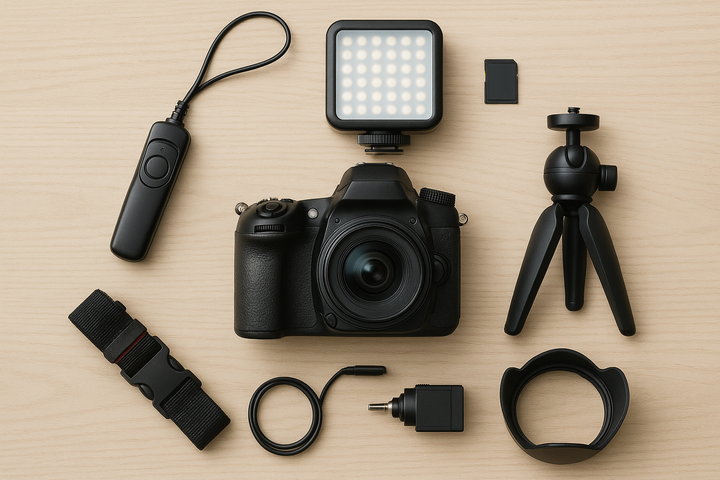 Magazine feature image for The Camera Accessories That Actually Change the Experience, highlighting camera accessories in a product-led editorial style.