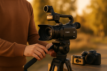 Magazine feature image for Cameras Shaping Visual Storytelling, highlighting cameras in a product-led editorial style.