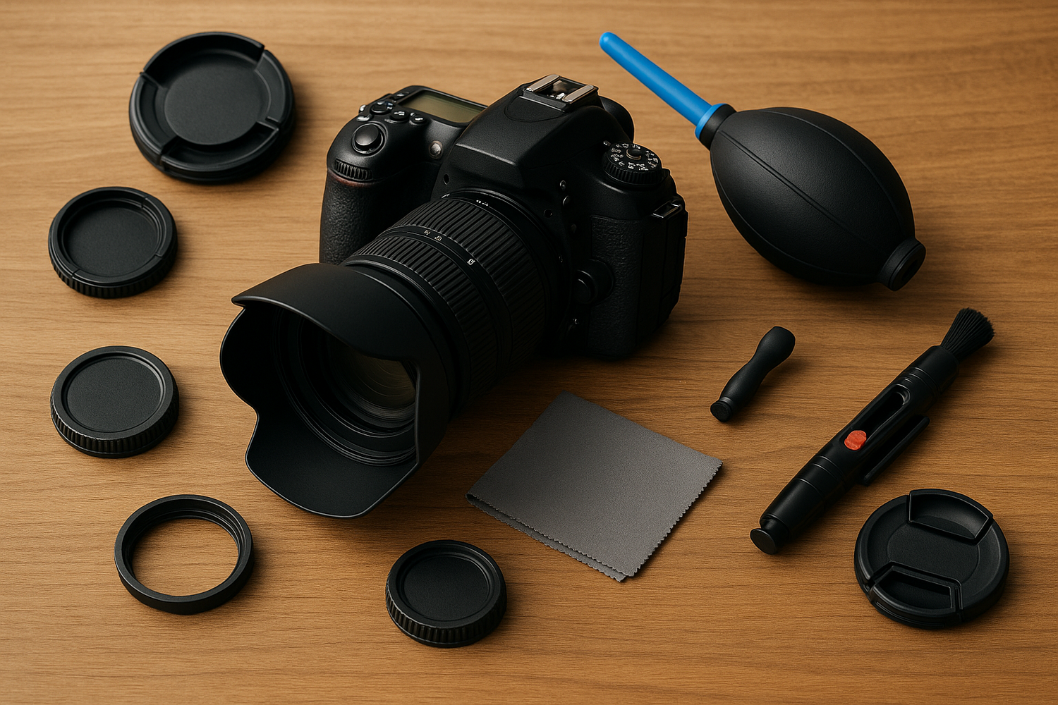 Magazine feature image for Essential Camera Accessories, highlighting camera accessories in a product-led editorial style.