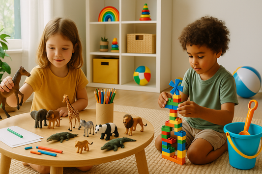 Magazine feature image for Toys Shaping Childhood Imagination, highlighting toys in a product-led editorial style.