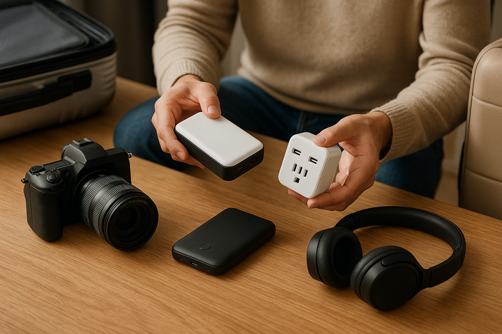 Magazine feature image for Travel Electronics Ready for Payday, highlighting travel electronics in a product-led editorial style.