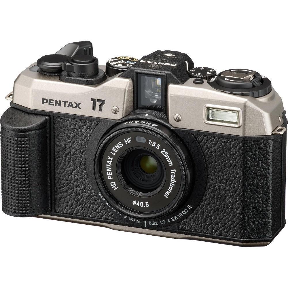 Pentax 17 Film Camera - Dark Silver - Camera Only