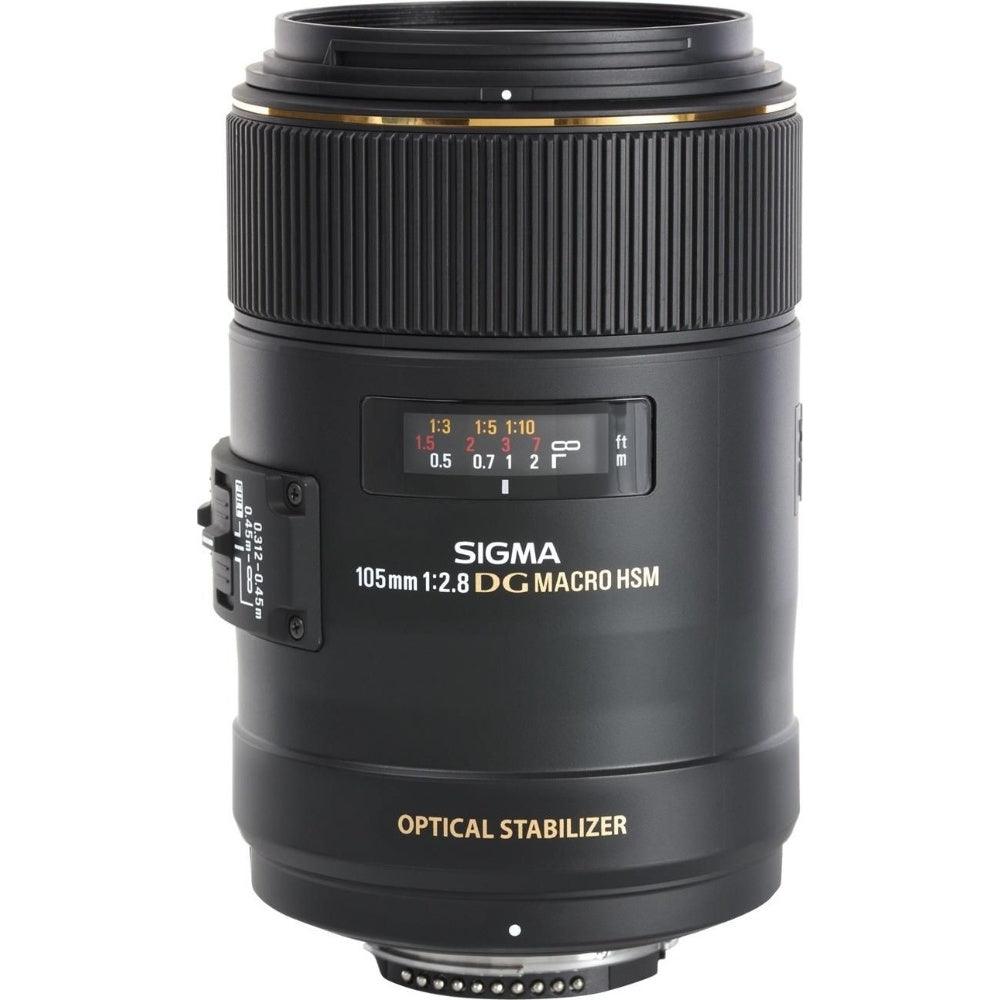 Sigma 105mm f/2.8 EX Macro DG HSM Macro Lens for Nikon D Mount