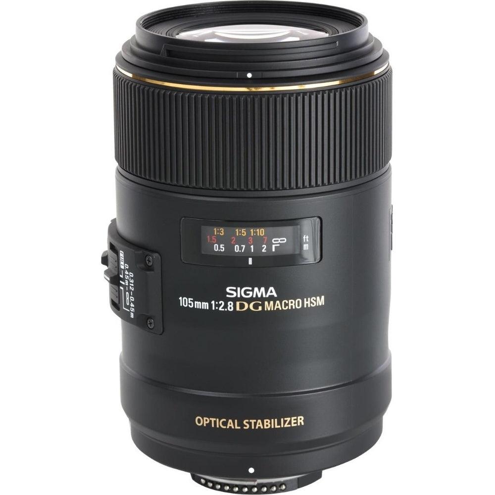 Sigma 105mm f/2.8 EX Macro DG HSM Macro Lens for Nikon D Mount