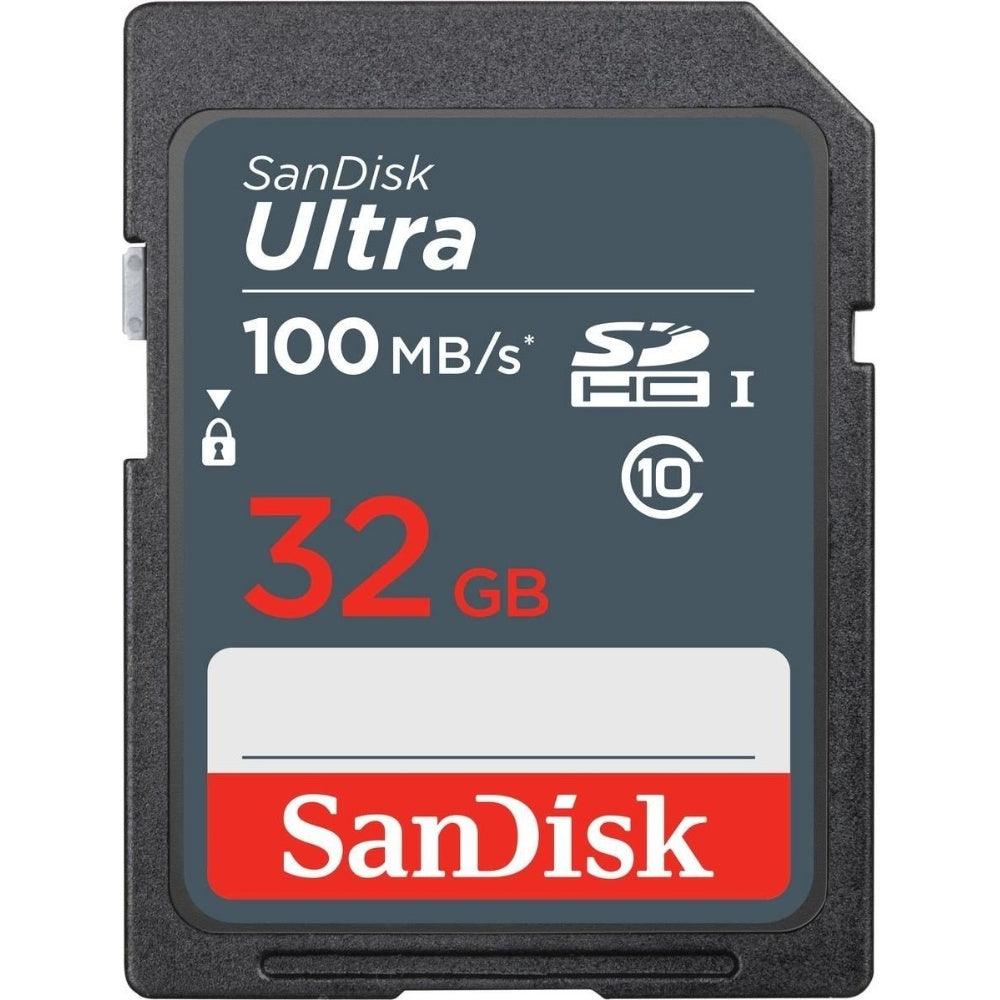 SanDisk 32GB Ultra SDHC Class 10 UHS-I Card 100MB/s