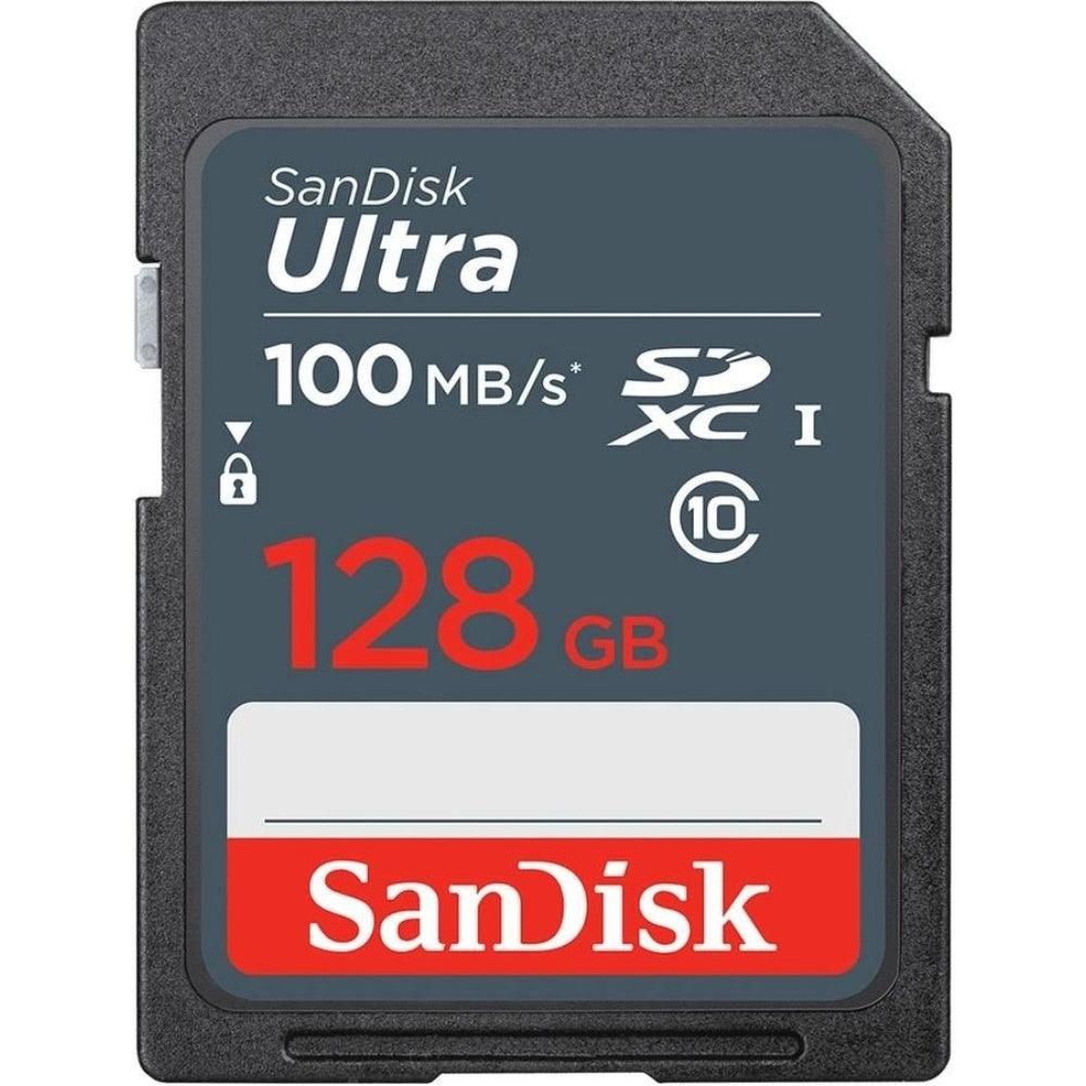 SanDisk 128GB Ultra SDXC Class 10 UHS-I Card 100MB/s