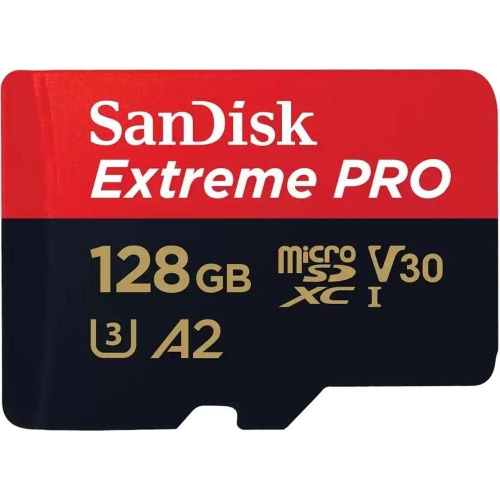 SanDisk 128GB Extreme Pro MicroSDXC Card Class 10 UHS-I 200 MB/s 90 MB/s