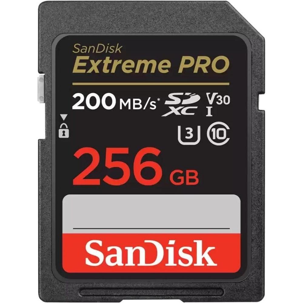 SanDisk 256GB Extreme Pro SDXC Class 10 UHS-I Card 200 MB/s, 90 MB/s