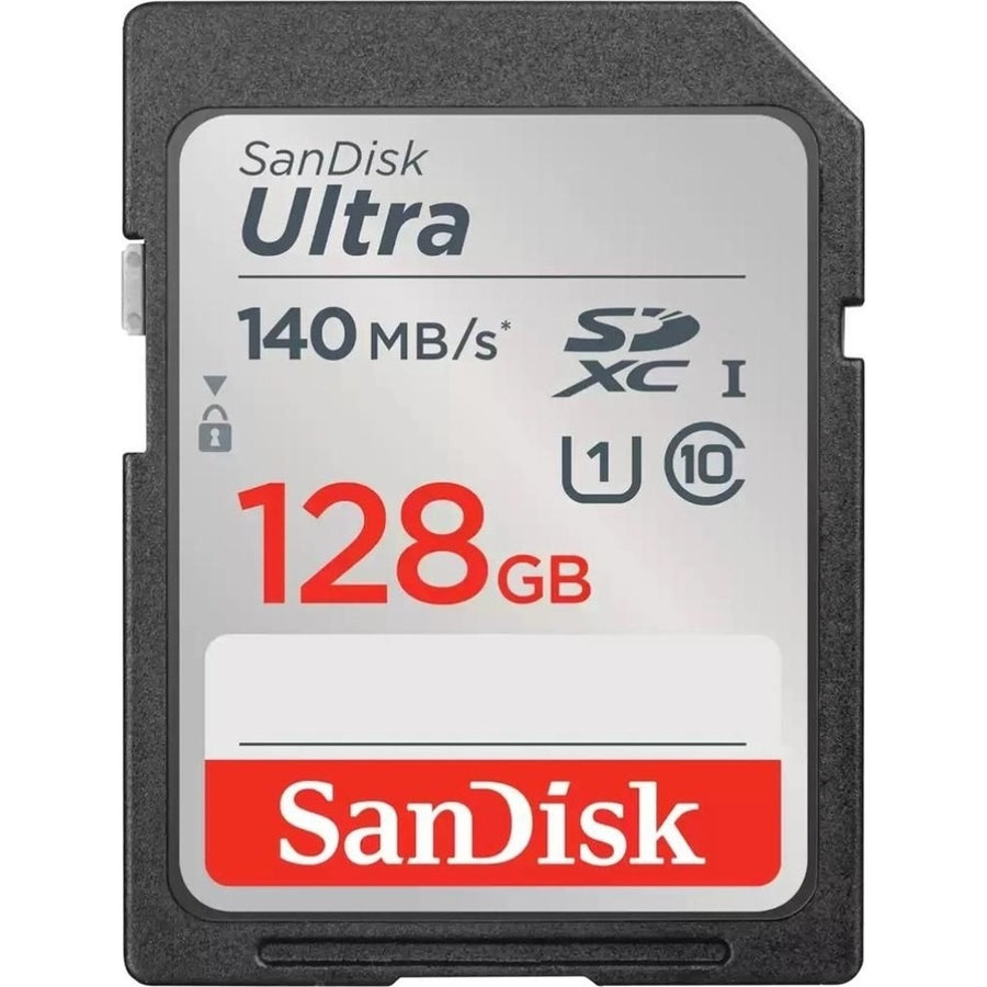 SanDisk 128GB Ultra SDXC Class 10 UHS-I Card 140MB/s Class 1 (U1)