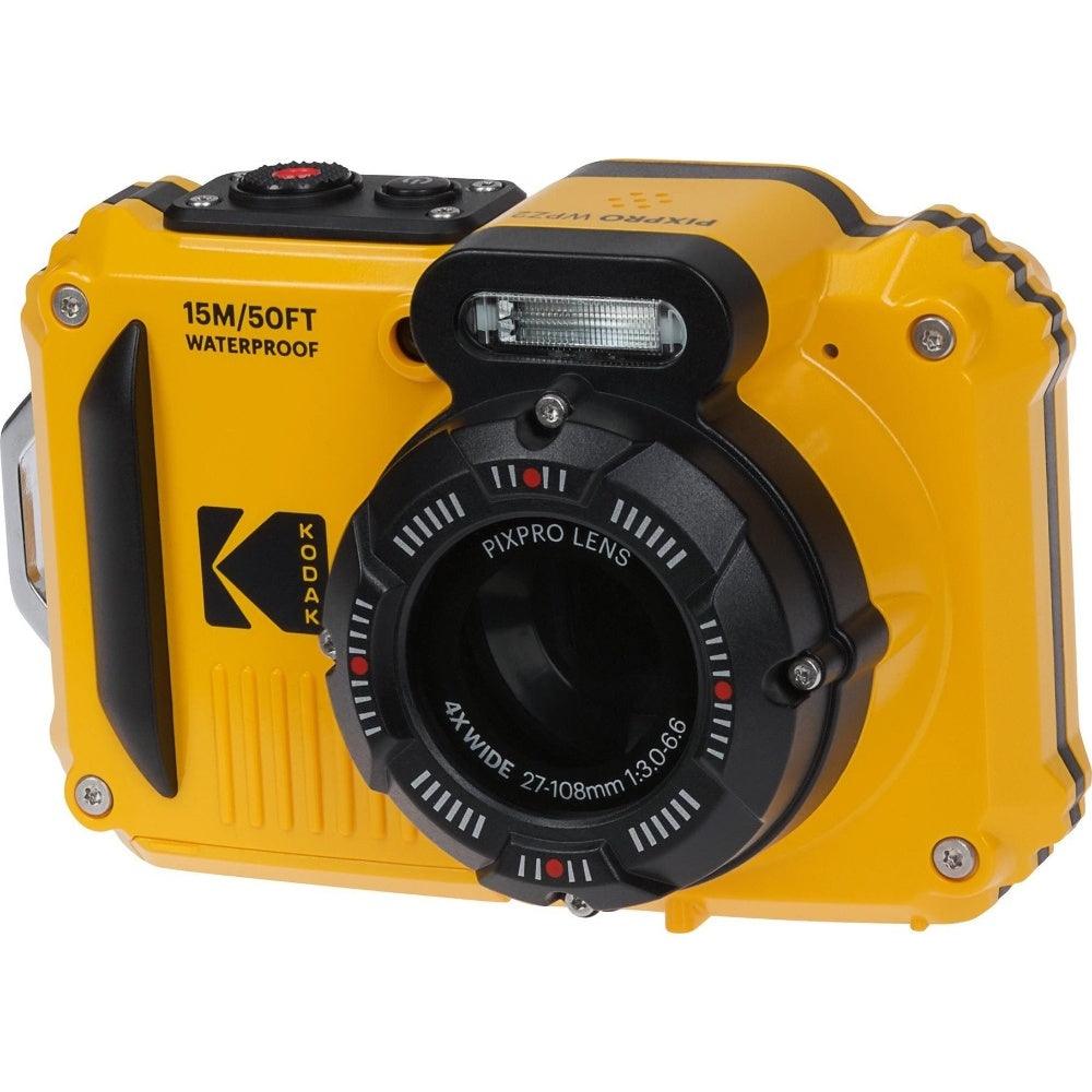 Kodak PIXPRO WPZ2 16MP 4x Zoom Tough Compact Camera - Yellow - Camera Only