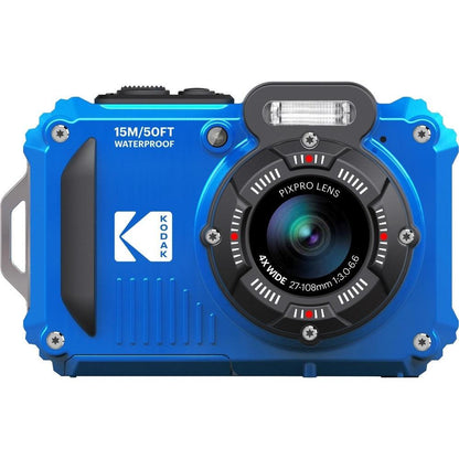 Kodak PIXPRO WPZ2 16MP 4x Zoom Tough Compact Camera - Blue - Camera Only