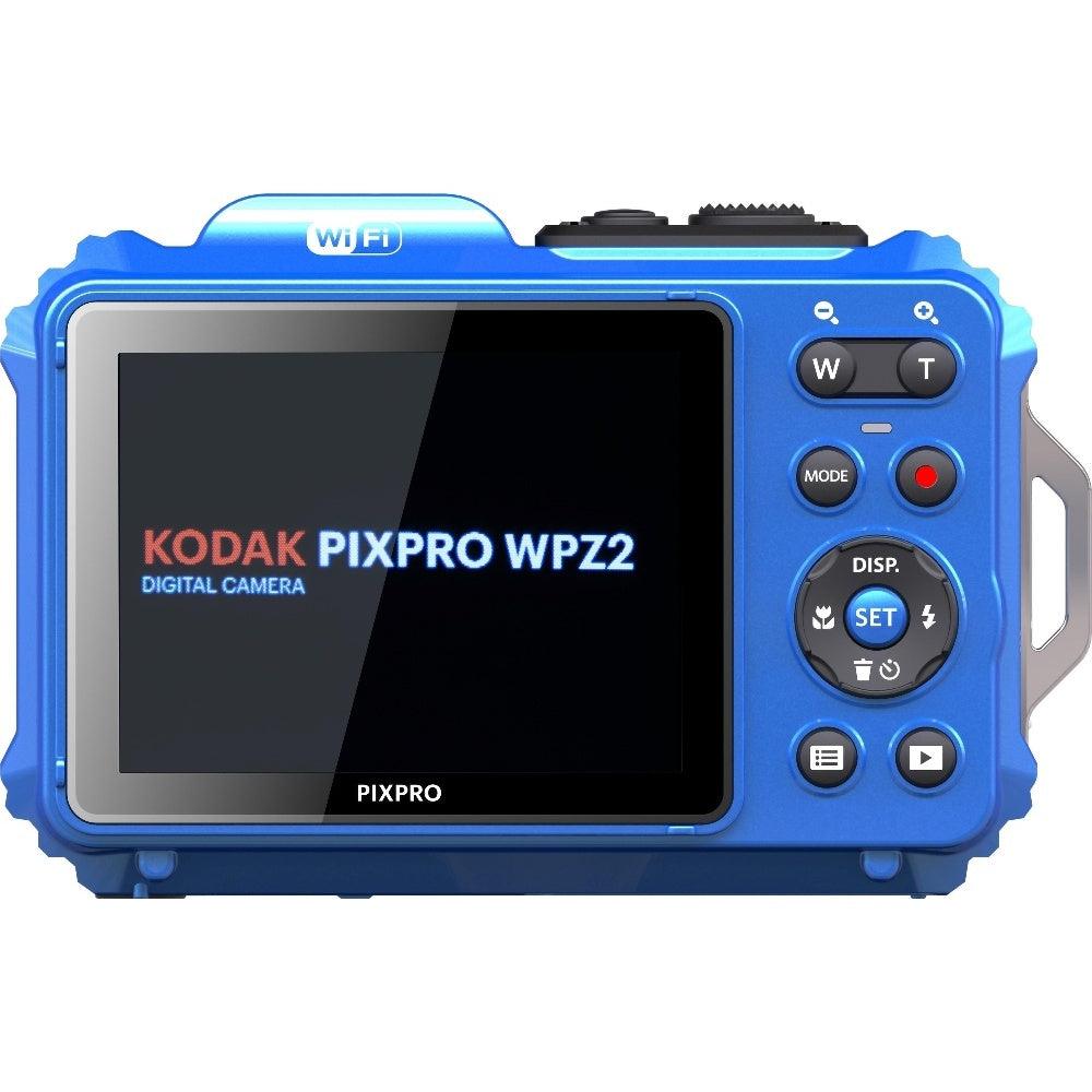 Kodak PIXPRO WPZ2 16MP 4x Zoom Tough Compact Camera - Blue - Camera Only