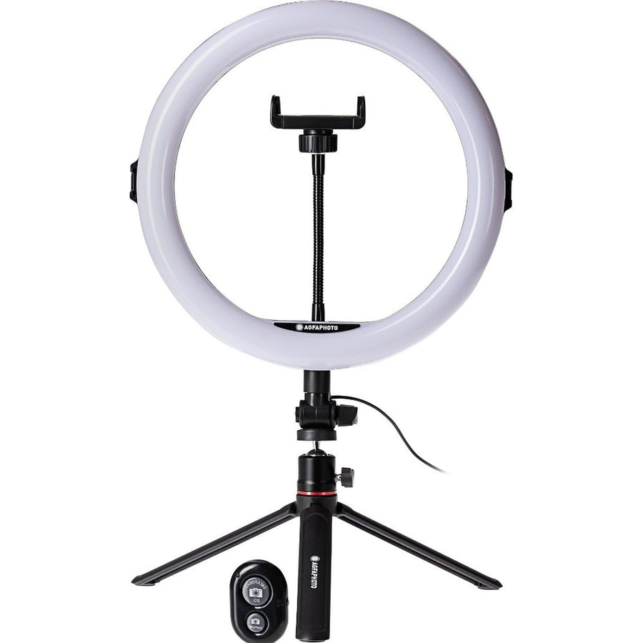Agfaphoto 11" Bluetooth LED Desktop Ring Light for Smartphones