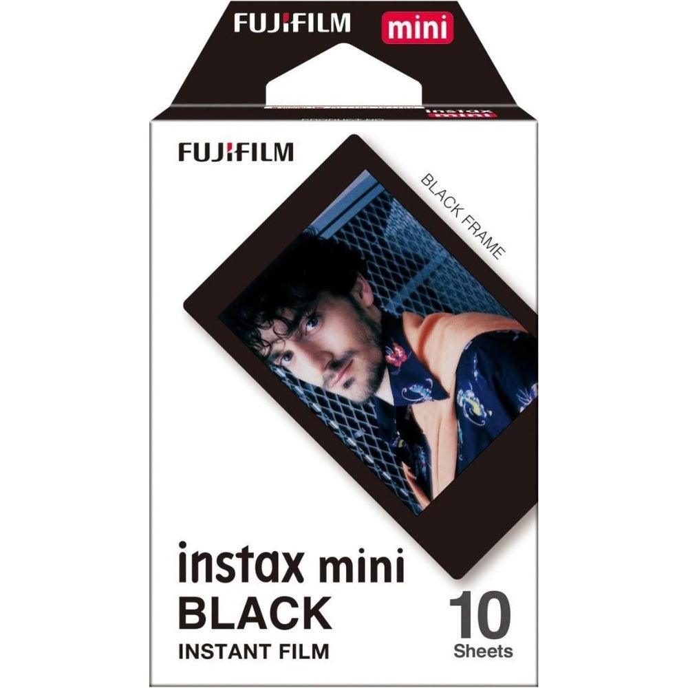 Fujifilm Instax Mini Instant Photo Film - Black - Pack of 10