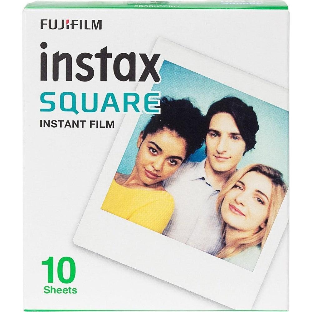 Fujifilm Instax Square Instant Photo Film - White - Pack of 10