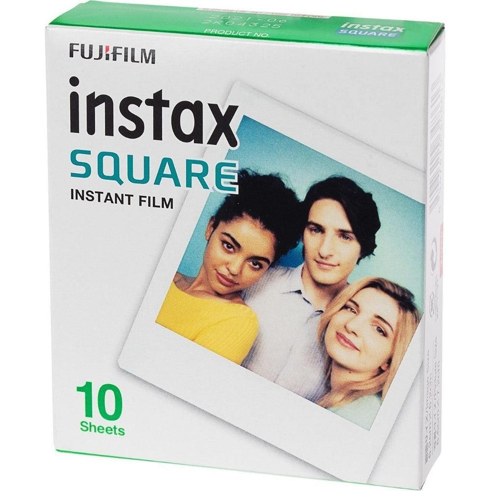 Fujifilm Instax Square Instant Photo Film - White - Pack of 10