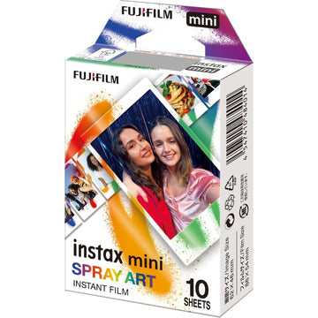 Fujifilm Instax Mini Spray Art Deco Photo Film - Pack of 10 - Instant Film | Hipeon