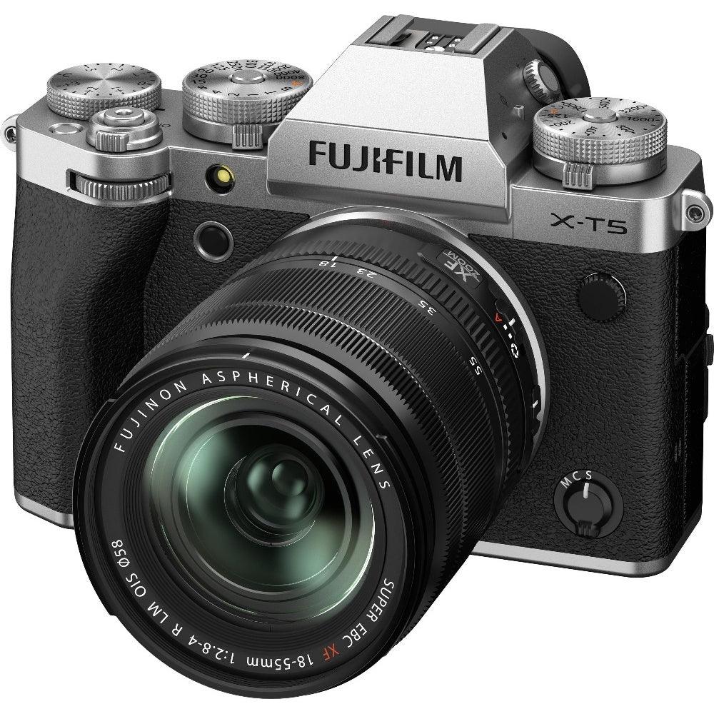 Fujifilm X-T5 Mirrorless Digital Camera - Silver - Camera + 18-55mm Lens