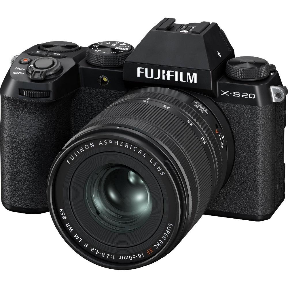 Fujifilm X-S20 Mirrorless Digital Camera - Black - Camera + 16-50mm Lens