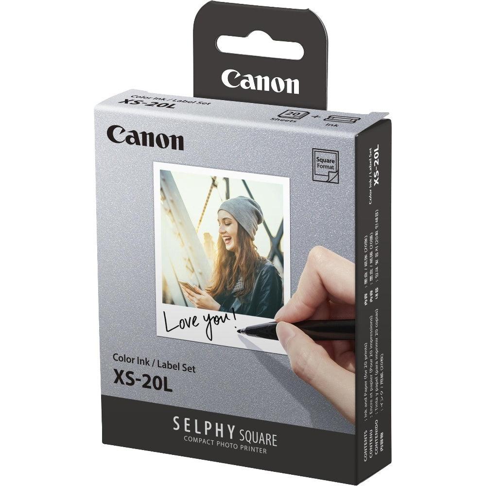 Canon XS-20L 2.7’’ x 2.7’’ Square Photo Paper for QX10 Printer - 20 Shots