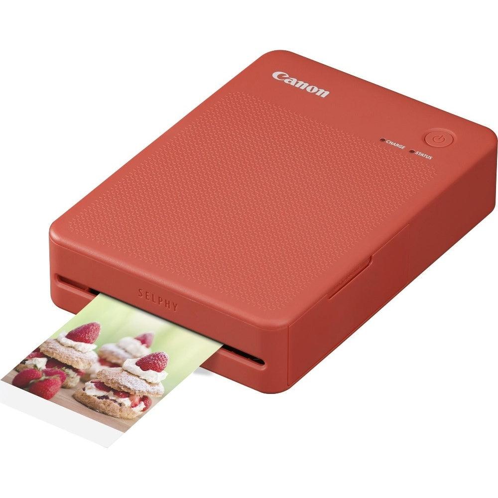 Canon Selphy QX20 Instant Photo Printer - Terracotta Red - Printer Only