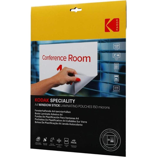 Kodak Speciality A4 Window Stick Laminating Pouches - 150 Micron 10 Pack