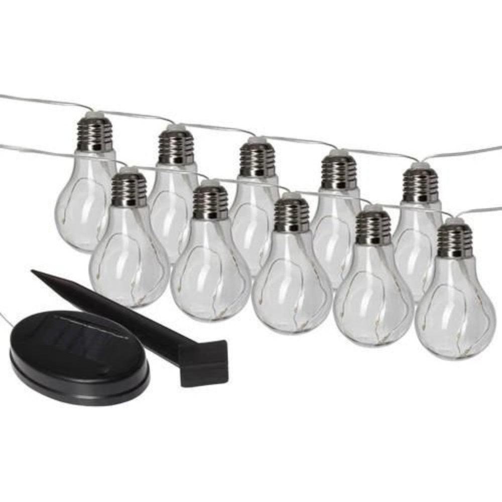 Status Solar Powered Decorative Bulb x10 LED String Lights