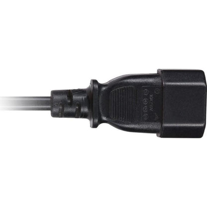 Maplin Power Lead IEC C14 Male Plug to C13 Female Extension Lead 2m - Black