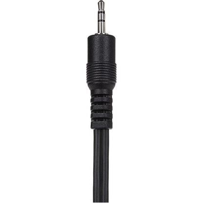 Maplin 2.5mm 3 Pole Jack Plug to Twin 2 Pole RCA Phono Jack Plug Cable - Black 1.8m