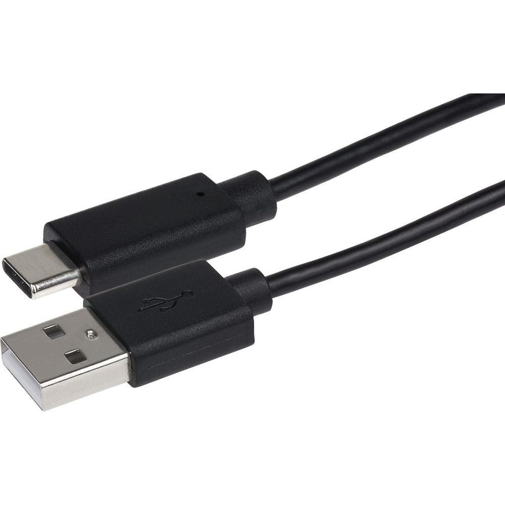 Maplin USB-C to USB-A Cable Braided 0.5m