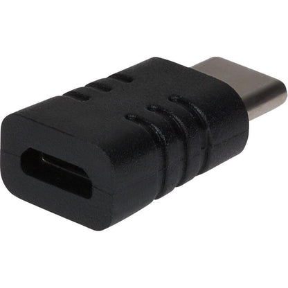 Maplin USB-C to Micro USB-B Female Adapter - Black