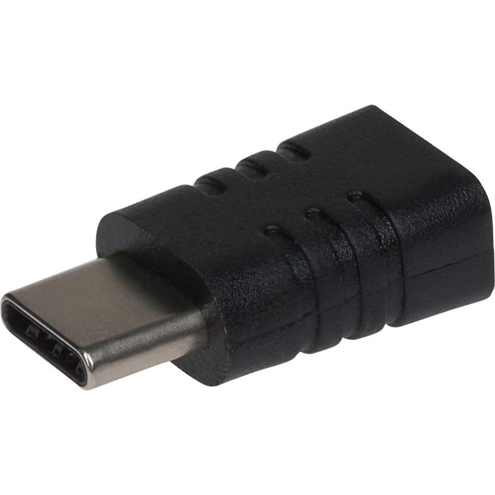 Maplin USB-C to Micro USB-B Female Adapter - Black