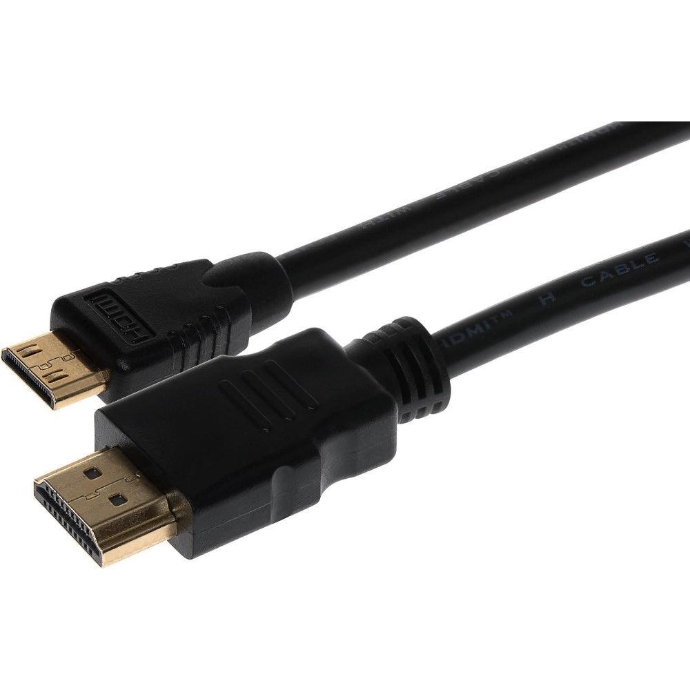 Maplin HDMI to Mini HDMI 4K Ultra HD Cable with Gold Connectors - Black 3m