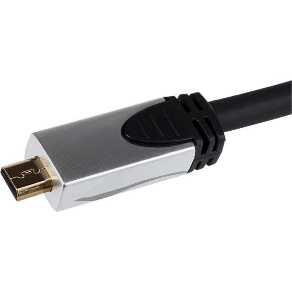 Maplin HDMI to Mini HDMI 4K Ultra HD Cable with Gold Connectors - Black 3m