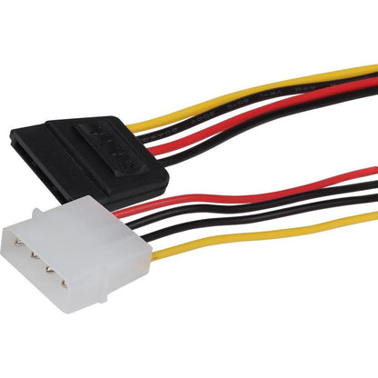 Maplin 4 Pin Molex Male to 15 Pin SATA Female Power Lead Cable - 0.2m