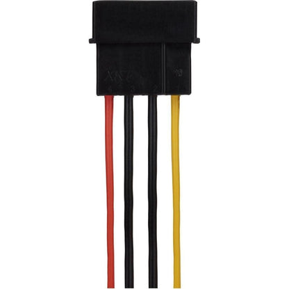 Maplin 4 Pin PSU Molex to 2x 15 Pin SATA Power Lead Cable - 0.35m