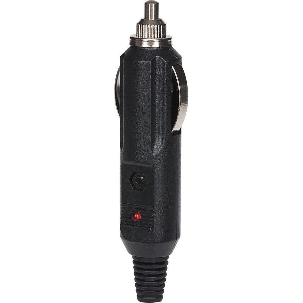 Maplin 12V Cigarette Lighter Plug with LED Power Indicator & Strain Relief