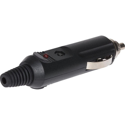 Maplin 12V Cigarette Lighter Plug with LED Power Indicator & Strain Relief