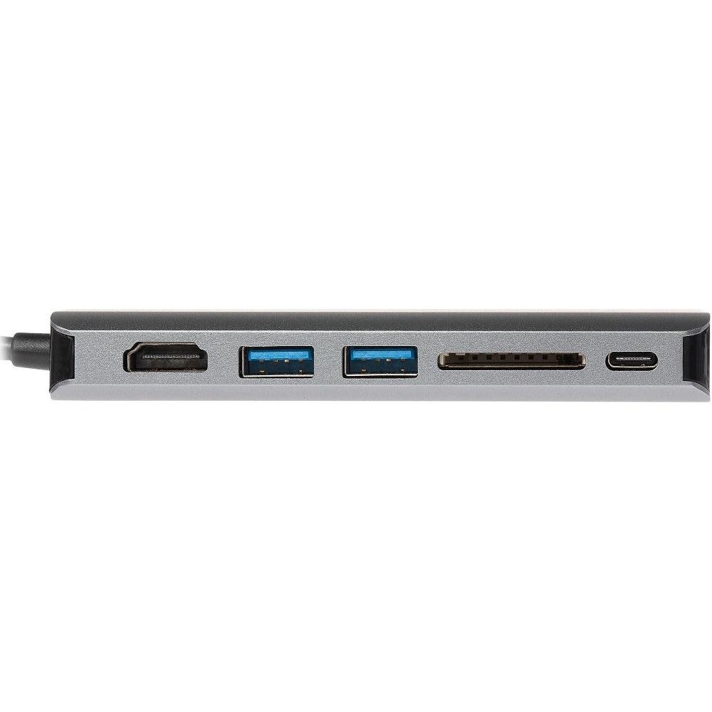 Nikkai USB-C Multiport Hub 2x USB-A 3.0 / HDMI 4K / Gigabit RJ45 / USB-C PD / SD Card Reader