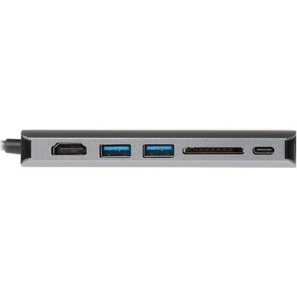 Nikkai USB-C Multiport Hub 2x USB-A 3.0 / HDMI 4K / Gigabit RJ45 / USB-C PD / SD Card Reader