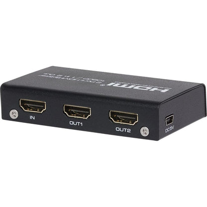 Maplin HDMI Splitter Hub 1Port In 2 Ports Out Ultra HD 4K/30fs 10.2Gps